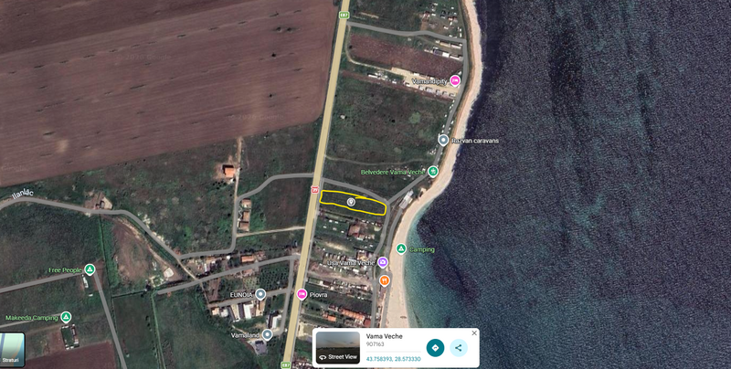Vama Veche Teren intravilan de vanzare